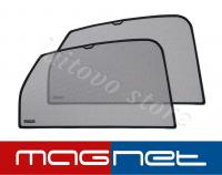 Citroen C-Crosser (2007-2012) комплект бескрепёжныx защитных экранов Chiko magnet, задние боковые (Стандарт)