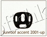 Декоративные накладки салона Ford F-150 2000-2003 Sunroof