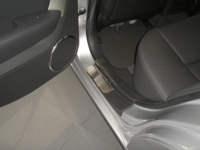 Chevrolet Epica (06-) накладки на внутренние пороги, к-кт 4шт.